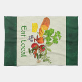 Linge De Cuisine Manger localement (Horizontal)