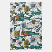 Linge De Cuisine Mangeurs d'abeilles, papillons bleus et marguerite (Vertical)