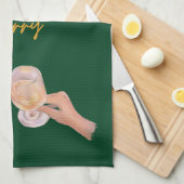 Linge De Cuisine Mangez, Buvez et soyez Joyeux, Joyeux, Noël, Rétro (Quart Plié)