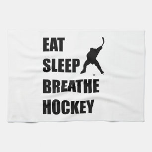 Linge De Cuisine Mangez le sommeil respirent l'hockey