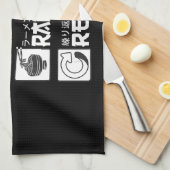 Linge De Cuisine Mangez Sleep Anime Répétez L'Idée Cadeau Cosplayer (Quart Plié)