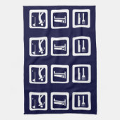 Linge De Cuisine Mangez Sleep Golf - N'importe quelle couleur (Vertical)