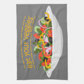 Linge De Cuisine Mangez vos Légumes Citer salade fraîche mélange bo (Vertical)