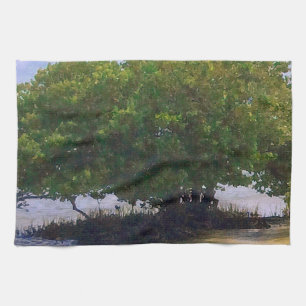 Linge De Cuisine Mangrove dans le Golfe