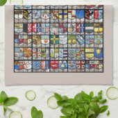 Linge De Cuisine Manteau d'Amsterdam des bras Windows (Plié)