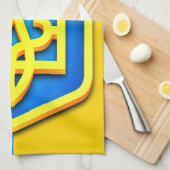 Linge De Cuisine Manteau de l'Ukraine des bras (Quart Plié)