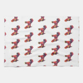 Linge De Cuisine Manteau doux à roulette Terrier Chien Geo Multi (Horizontal)