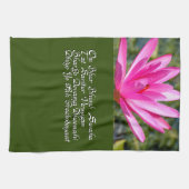 Linge De Cuisine Mantra de Gayatri (Horizontal)