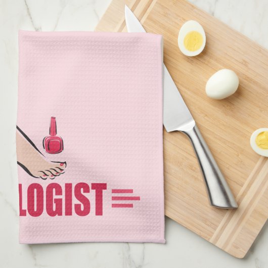 Linge De Cuisine Manucures drôles (Quart Plié)