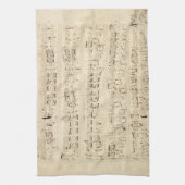 Linge De Cuisine Manuscrit de la Chopin de musique de la feuille d' (Vertical)