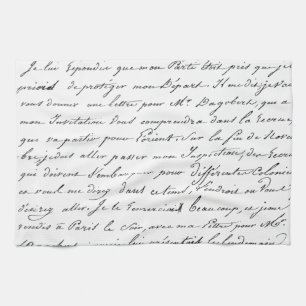 Linge De Cuisine Manuscrit de Paris de Français