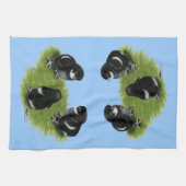 Linge De Cuisine Marans Cuivre noir Chicks (Horizontal)