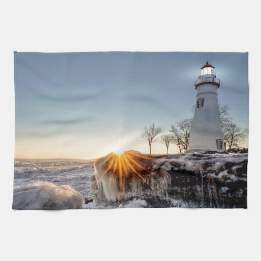 Linge De Cuisine Marblehead Lighthouse (Horizontal)