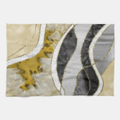 Linge De Cuisine Marbre Agate Or Glam 7 (Horizontal)