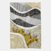 Linge De Cuisine Marbre Agate Or Glam 7 (Vertical)