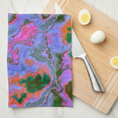 Linge De Cuisine Marbre aigre (Quart Plié)