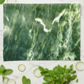Linge De Cuisine Marbre Alpi Vert (Plié)