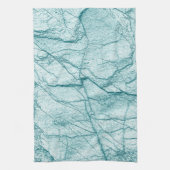 Linge De Cuisine Marbre de couleur turquoise foncé (Vertical)