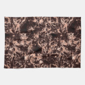 Linge De Cuisine Marbre d'or noir et Rose (Horizontal)