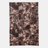 Linge De Cuisine Marbre d'or noir et Rose (Vertical)