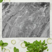 Linge De Cuisine Marbre gris (Plié)