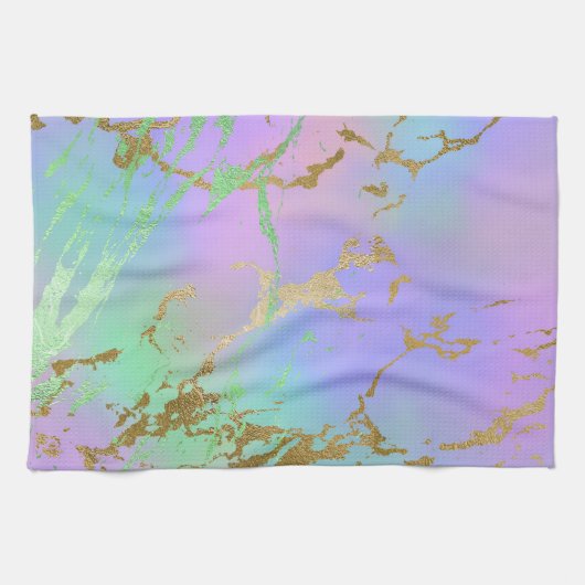 Linge De Cuisine Marbre millénaire | Playbow Pastel Ombre (Horizontal)