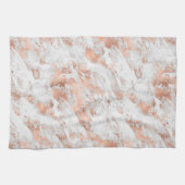 Linge De Cuisine Marbre or blanc et Rose 3 (Horizontal)