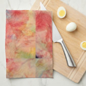 Linge De Cuisine Marbre rose (Quart Plié)
