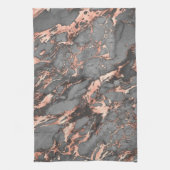 Linge De Cuisine Marbre rose gris or design moderne (Vertical)