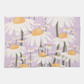 Linge De Cuisine Marché aux fleurs Amsterdam Abstrait Retro Daisies (Horizontal)