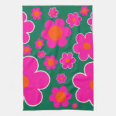 Linge De Cuisine Marché aux Fleurs Honolulu Décor Moderne Fleurs Ré (Vertical)