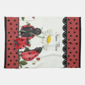 Linge De Cuisine Marche de Ladybug - Personnaliser (Horizontal)