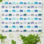 Linge De Cuisine marche d'éléphants (Plié)