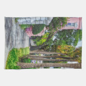 Linge De Cuisine Marcher le long de Rainbow Row (Horizontal)