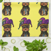 LINGE DE CUISINE MARDI GRAS (Plié)