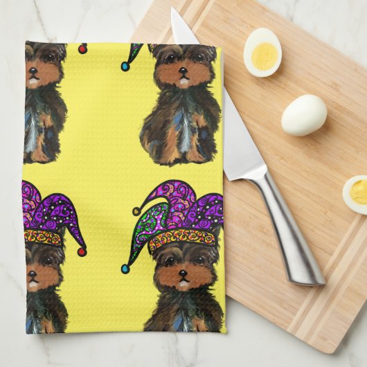 LINGE DE CUISINE MARDI GRAS (Quart Plié)