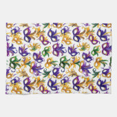 Linge De Cuisine Mardi Gras (Horizontal)