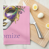 Linge De Cuisine Mardi Gras Masque Thunder_Cove (Quart Plié)