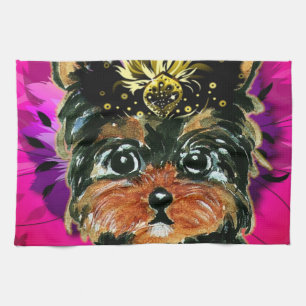 LINGE DE CUISINE MARDI GRAS YORKIE POO