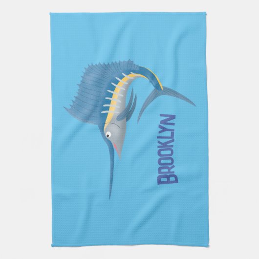 Linge De Cuisine Marée de plaisance de l'espadon (Vertical)