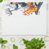 Linge De Cuisine Marelle d'enfer � Crâne de démon drôle (Plié)