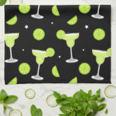 Linge De Cuisine Margarita Cocktail Motif (Plié)