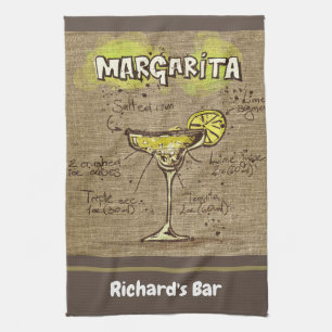 Linge De Cuisine Margarita Custom Bar Burlap Personnalisé