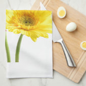 Linge De Cuisine Marguerite de Gerbera (Quart Plié)