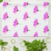 Linge De Cuisine Marguerite rose (Plié)