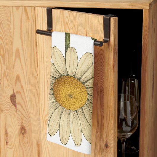 Linge De Cuisine Marguerite Vintage (Pliage en tiers)