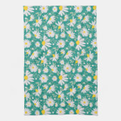 Linge De Cuisine Marguerites de printemps - Vert clair (Vertical)