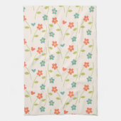 Linge De Cuisine Marguerites et Coeurs (Vertical)