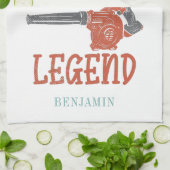 Linge De Cuisine Mari Père Leaf Fleur Légende Nouveauté (Plié)