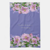 Linge De Cuisine Mariage Cadeau Couple Bouquet Arrière - plan (Vertical)